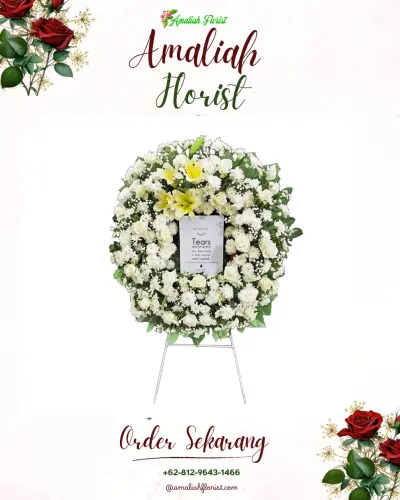Krans Bunga Duka Cita di Sialang