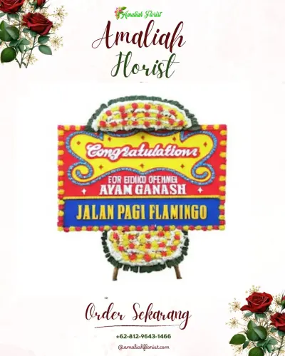 Bunga Papan Congratulation di Sialang